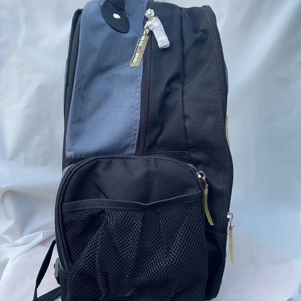Beverly Hills Polo Club Black and Gray Backpack